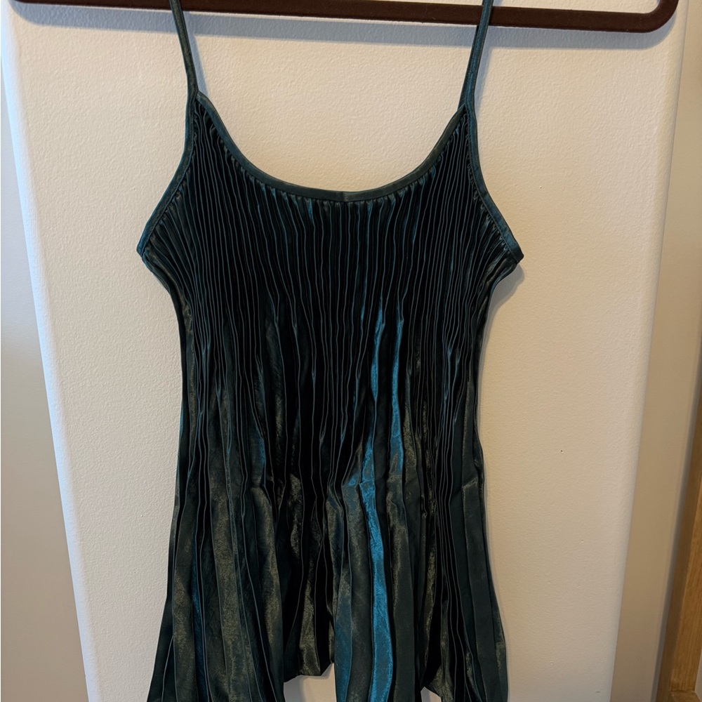 Vince Green Pleated Women's Top
